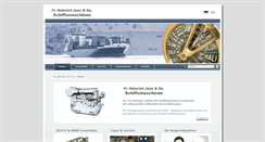 Desktop Screenshot of jens-schiffsmaschinen.com