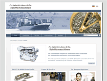 Tablet Screenshot of jens-schiffsmaschinen.com